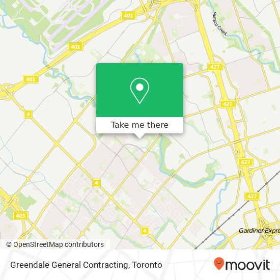 Greendale General Contracting map