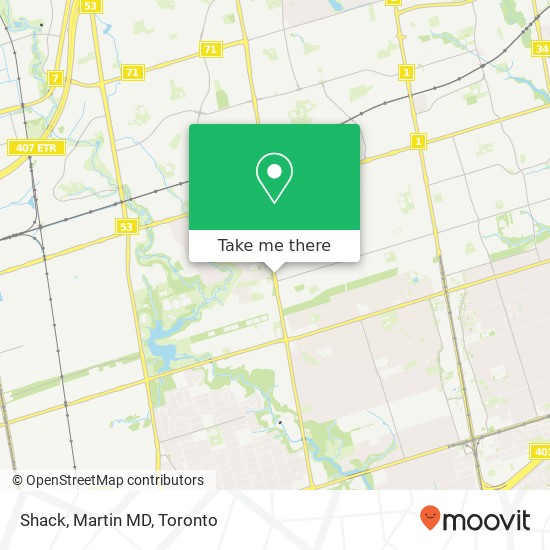 Shack, Martin MD map