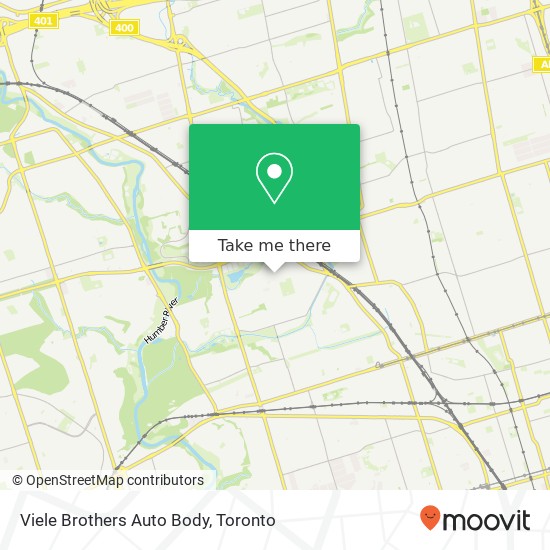 Viele Brothers Auto Body map