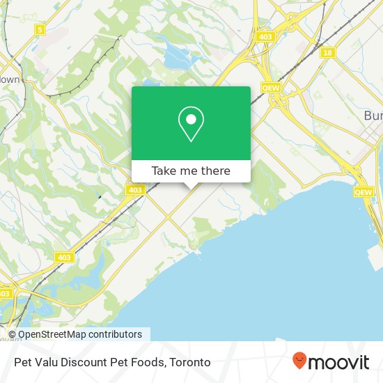 Pet Valu Discount Pet Foods map