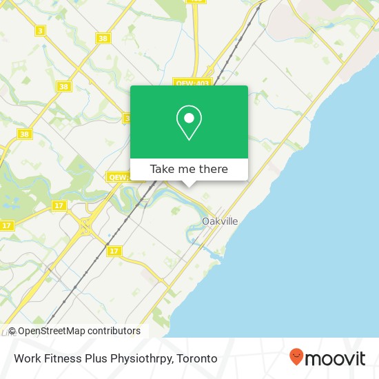 Work Fitness Plus Physiothrpy map