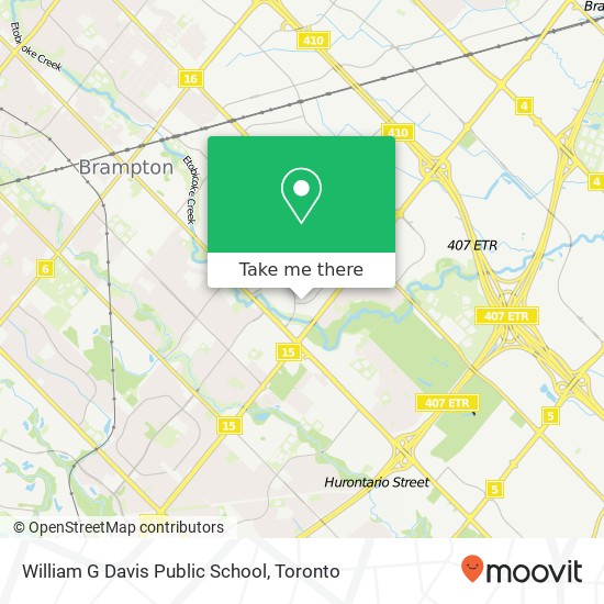 William G Davis Public School map