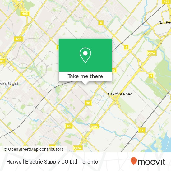 Harwell Electric Supply CO Ltd map