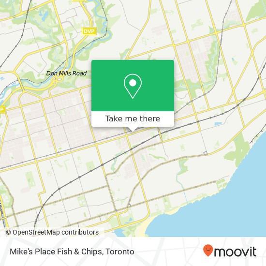 Mike's Place Fish & Chips map