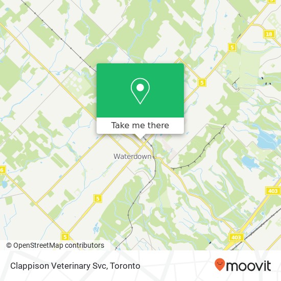 Clappison Veterinary Svc map