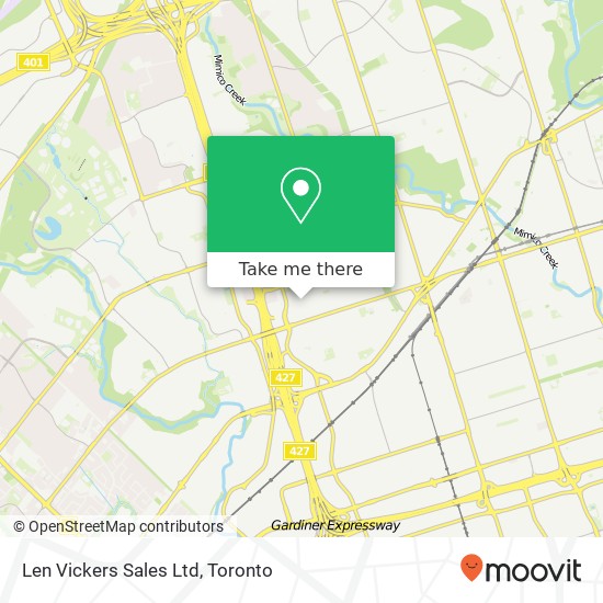 Len Vickers Sales Ltd map