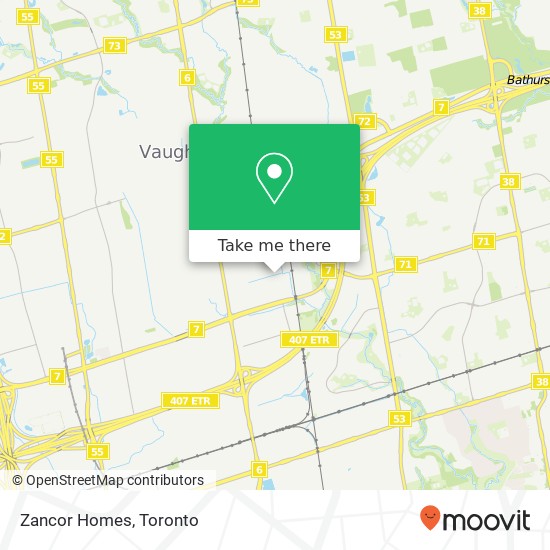 Zancor Homes map
