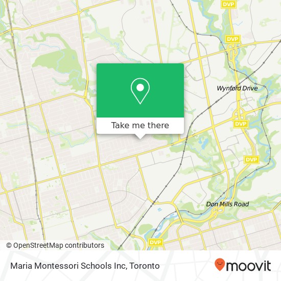 Maria Montessori Schools Inc map