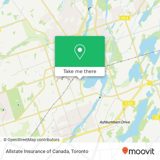 Allstate Insurance of Canada map