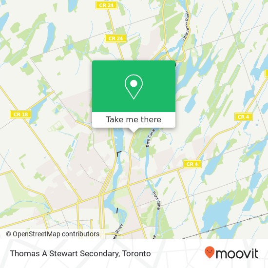 Thomas A Stewart Secondary map