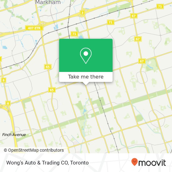 Wong's Auto & Trading CO map