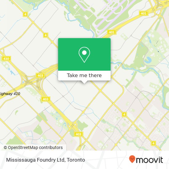 Mississauga Foundry Ltd map