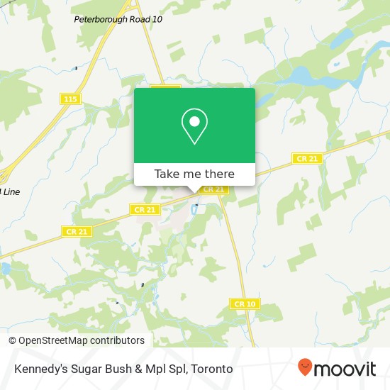 Kennedy's Sugar Bush & Mpl Spl map