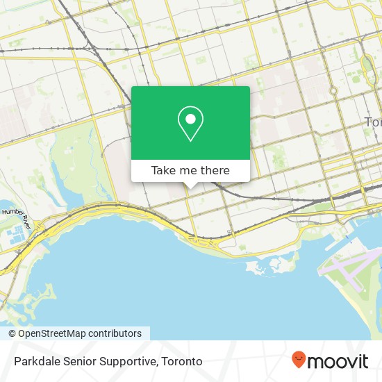 Parkdale Senior Supportive map