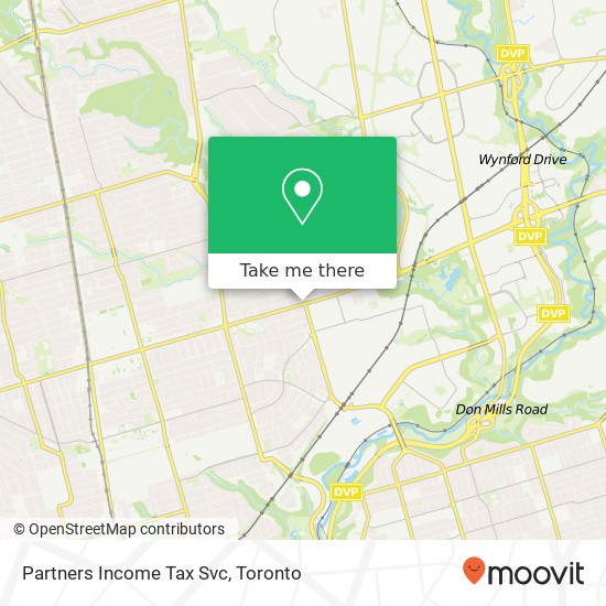 Partners Income Tax Svc map