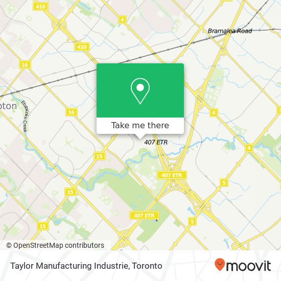 Taylor Manufacturing Industrie map
