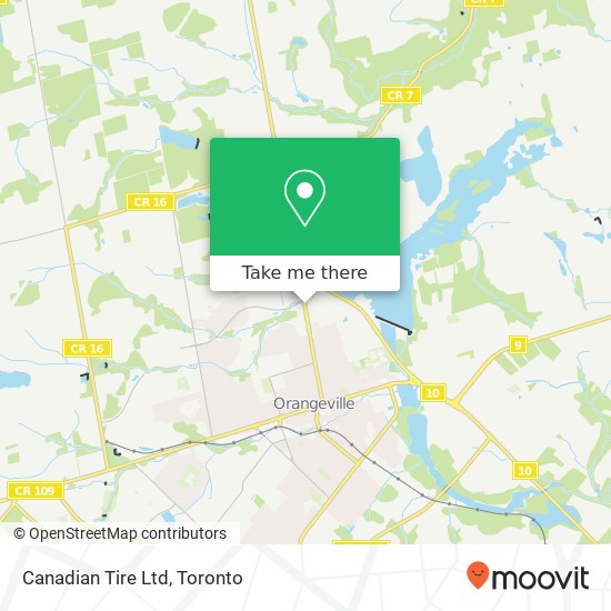 Canadian Tire Ltd map