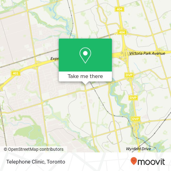 Telephone Clinic map