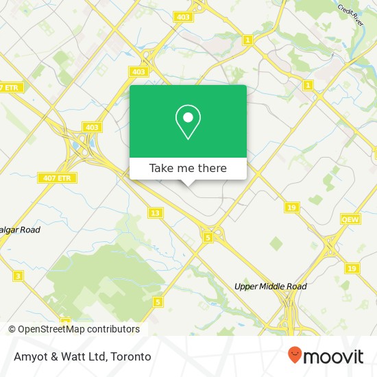 Amyot & Watt Ltd map