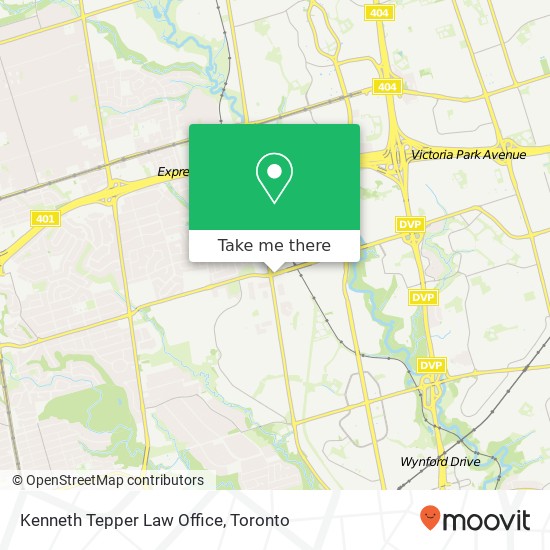 Kenneth Tepper Law Office map
