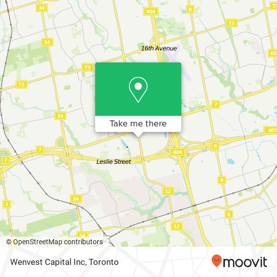 Wenvest Capital Inc map
