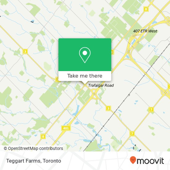 Teggart Farms map
