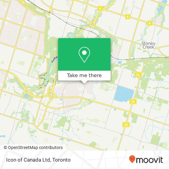 Icon of Canada Ltd map