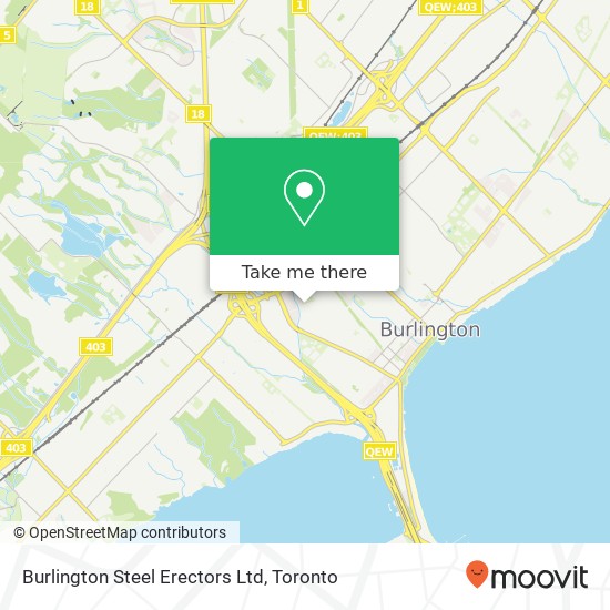 Burlington Steel Erectors Ltd map