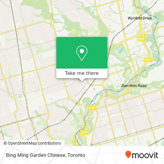 Bing Ming Garden Chinese map