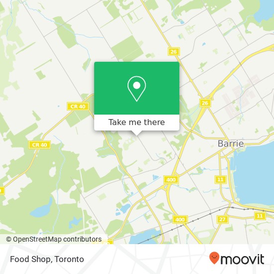 Food Shop map