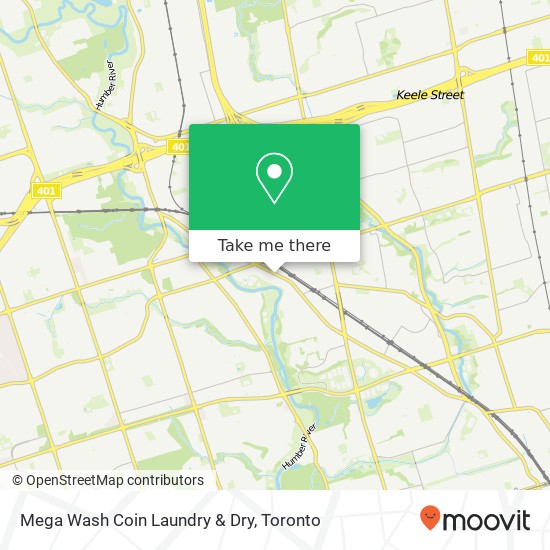 Mega Wash Coin Laundry & Dry map