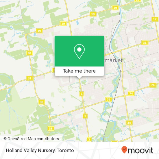 Holland Valley Nursery map