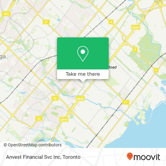 Anvest Financial Svc Inc map