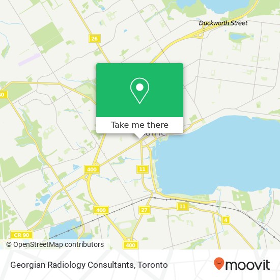 Georgian Radiology Consultants map