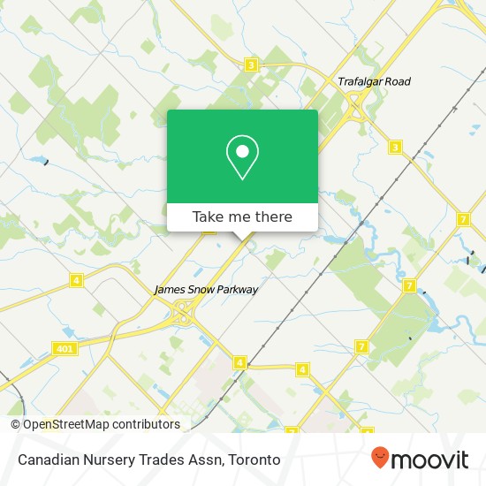 Canadian Nursery Trades Assn map