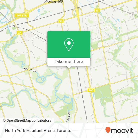 North York Habitant Arena map