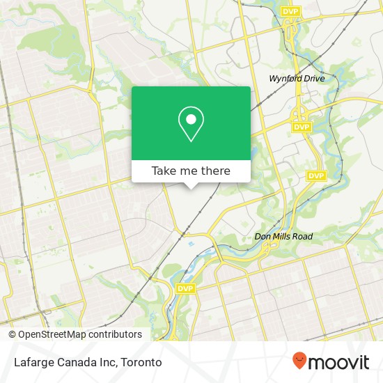 Lafarge Canada Inc map
