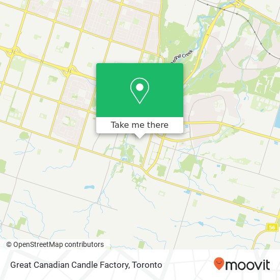 Great Canadian Candle Factory map