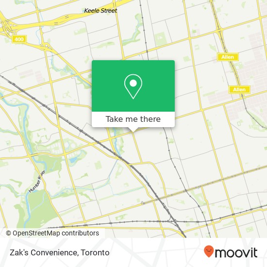 Zak's Convenience map
