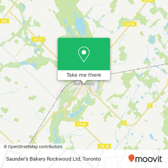 Saunder's Bakery Rockwood Ltd map