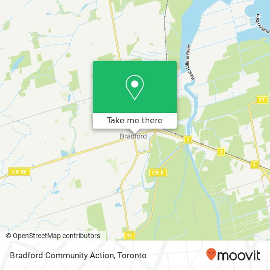 Bradford Community Action map