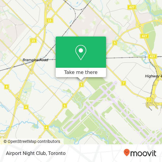 Airport Night Club map