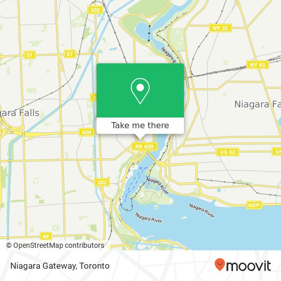 Niagara Gateway map