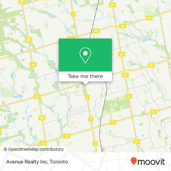 Avenue Realty Inc map