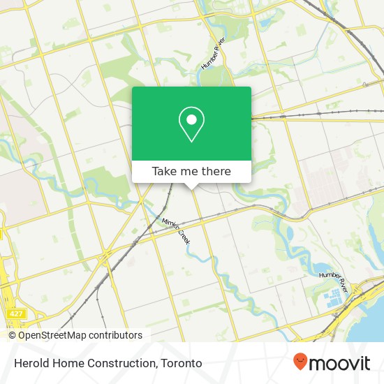 Herold Home Construction map