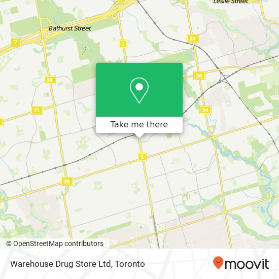 Warehouse Drug Store Ltd map