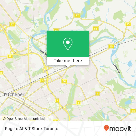 Rogers At & T Store map