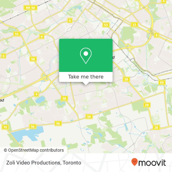 Zoli Video Productions map