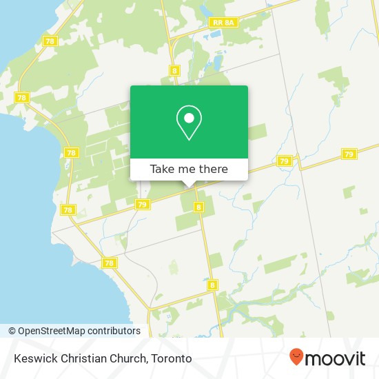 Keswick Christian Church map