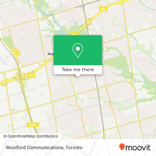 Woolford Communications map